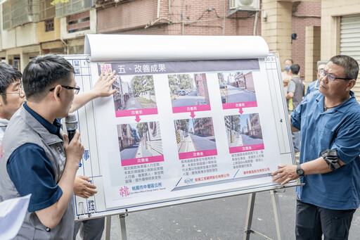 有限經費解決大問題 張善政視察中壢興隆街拓寬 為在地居民帶來宜居環境
