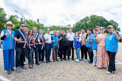 張善政視察復興區介壽國中停車場 提升觀光量能 為水蜜桃季做好準備