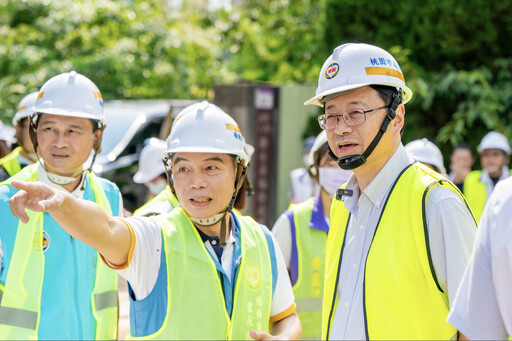 梅高新街瓶頸打通!張善政視察拓寬工程 肯定提升交通安全與流暢度