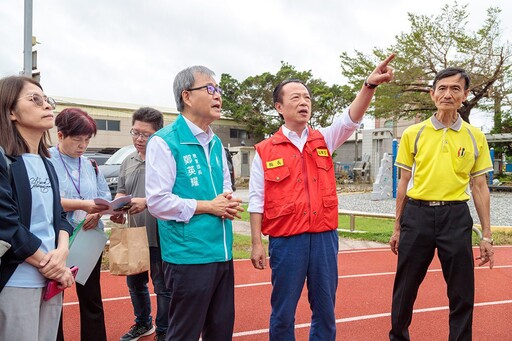 嘉義縣校園災損初估將近1億 教育部長勘災允全力協助