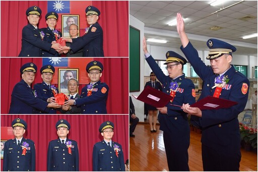 宜警人事異動 潘智強調督察長 呂文迋接宜蘭分局長 詹惇貿任蘇澳分局長