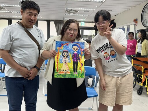 韓國演員鄭恩惠走進唐氏症基金會 感受台灣身障服務溫度