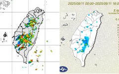 影音/對流雲系發展旺盛 0911下午多縣市大雨特報