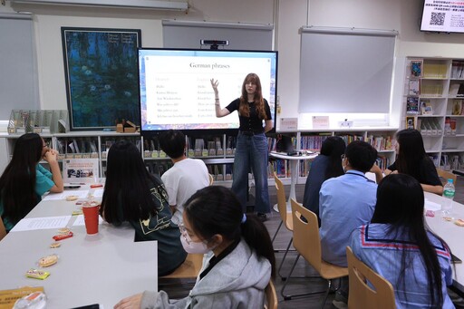 家齊高中首位長期德國志工駐校 開啟「台德文化交流實驗室」