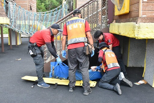嘉義市消防局辦理大量傷病患演練 跨機關串聯災變救護醫療效能