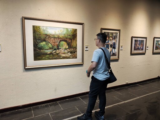 醫師畫家郭宗正水彩創作展即日起在台南市文化中心展開