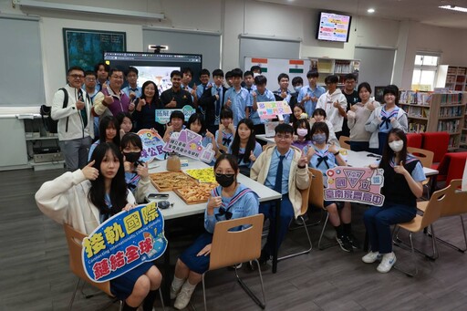 北印度早餐飄香家齊高中 跨國線上交流結合「真人圖書」打造五感雙語學習