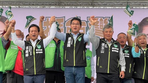 賴清德、劉建國林內聯合競選總部成立 支持者大喊「凍蒜」