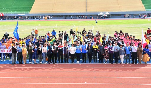 彰化縣中小學聯合運動會開幕 一連4天近2000運動好手同場競技