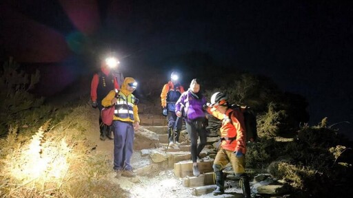 獨登合歡山北峰的女山友在回程時迷路