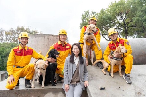 全國災害搜救犬IRO國際評量出爐 竹市領犬員與搜救犬勇奪第1名