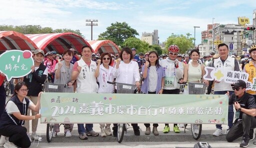 響應世界自行車日「500人」齊聚 黃敏惠聯手林莎提倡運動樂活