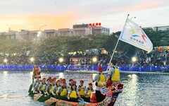 台中市府參加2024鹿港慶端陽國際龍舟錦標賽 勇奪第三