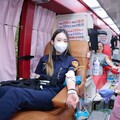 苗栗縣警察局舉行警察節慶祝大會號召挽袖捐熱血