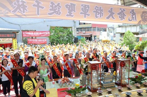 水里虎爺將軍誕辰遶境祈福！許淑華開香主祭感謝信眾公益行善