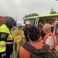 凱米颱風來襲 八掌溪堤防破口溢堤 市府緊急動員搶險