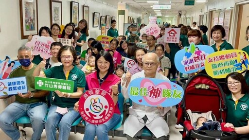 竹山秀傳醫院舉辦國際母乳週宣導活動。