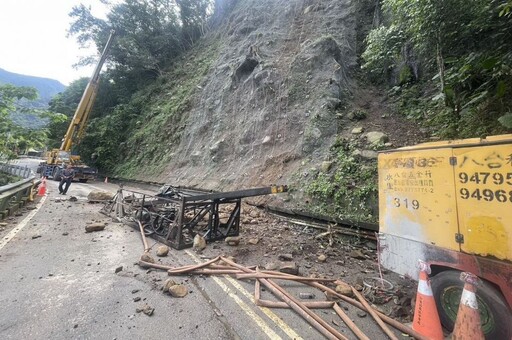 泰安苗62線發生落石傷亡意外工務單位緊急善後