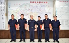 嘉義縣警察局表揚「為民服務優良員警」5件5人