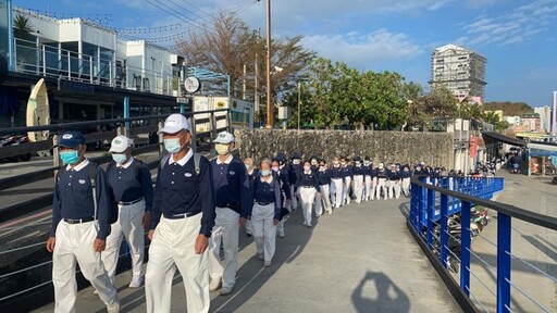 山陀兒颱風造成災害的小琉球 屏東慈濟慈航渡海關懷