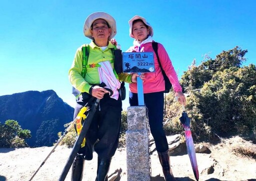 「獨腳愛玩客」邱吉興喜歡參加健行登山活動 毅力非常堅強