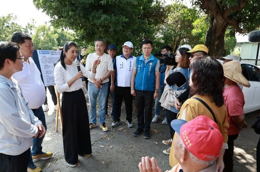 許淑華會勘基層農水路改善工程 總經費逾2,500萬元