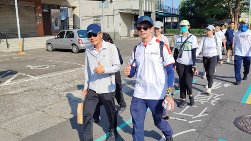 雲警行腳足愛雲林 李建民帶頭跨鄉健行