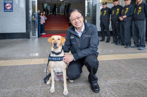 桃市警犬隊正式成軍！張善政期勉查緝任務事半功倍