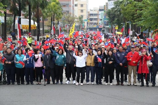 嘉市114年元旦升旗典禮 黃敏惠市長、陳姿妏議長與民眾同迎新年