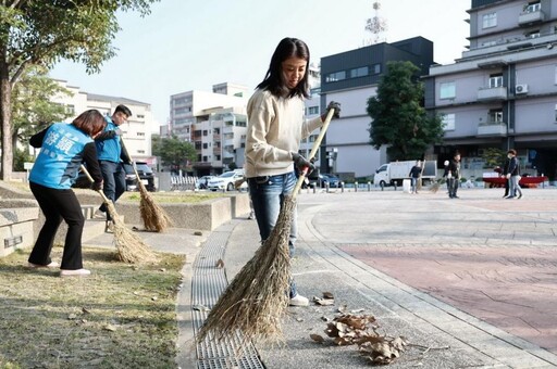 許淑華帶領年終大掃除活動 共同營造乾淨家園