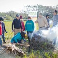 竹市後憲荷松協會舉辦「家庭親子焢窯活動」 體驗傳統活動