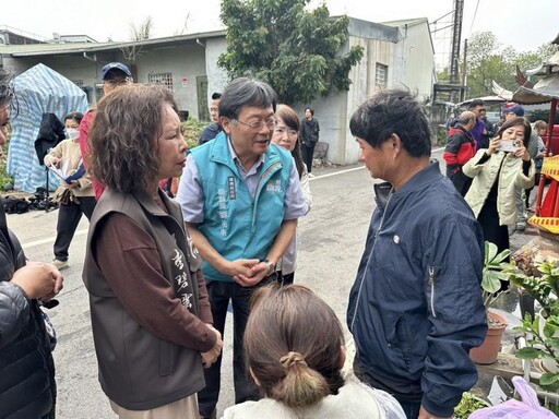 中埔鄉火災 副縣長劉培東關懷受災戶