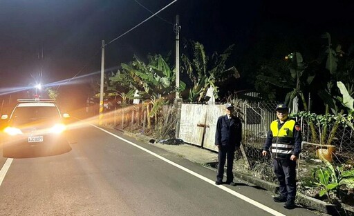 旗山農作好「蕉」情 旗警結合民力夜間護蕉行動