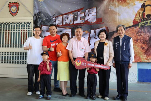 李氏家族捐消防水箱車 強化斗南救災能力提升地方安全