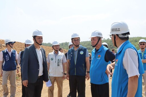 環境部視察苗栗市垃圾衛生掩埋場 鍾東錦爭取推動再利用與活化