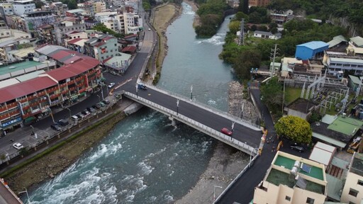南投水里民生橋改建通車 拆除危橋提升道路品質