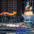 高雄龍舟嘉年華陸海空三龍齊聚 端午愛河畔越夜越熱鬧