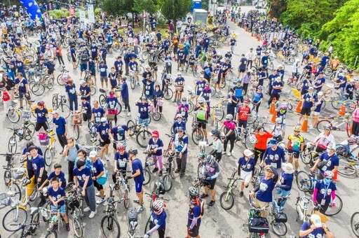 「525來嘉BIKE訪」登場 1,500位車友齊聚蘭潭 場面熱絡