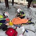 南投縣竹山建築工地 工人遭插入眼窩救護