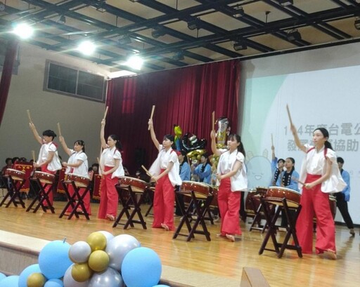 台電頒獎助學金 在水里商工演藝廳隆重舉行