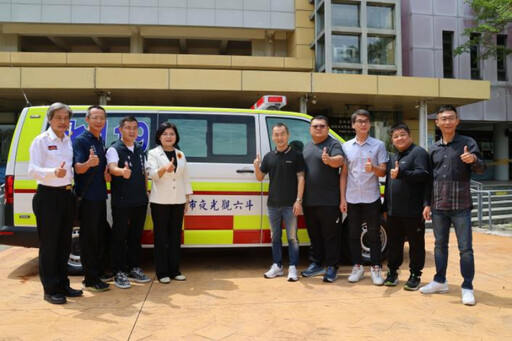 江冠葆結合友人捐救護車 雲林消防添新戰力守護鄉親