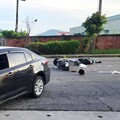 高市燕巢清晨交通事故 機車騎士骨折送醫