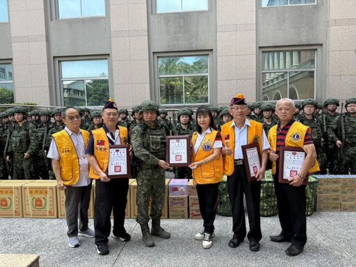 獅子會、企業至明新科大 慰問教召部隊弟兄辛勞