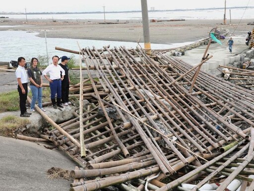 中颱丹娜絲重創嘉義!縣長翁章梁赴沿海地區視察災情