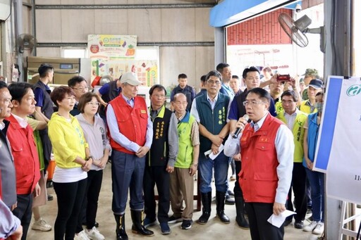 賴清德總統赴麻豆、北門視察 黃偉哲:全力支援農漁民度難關