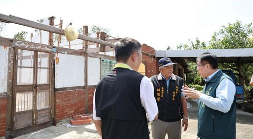 新營、白河災區 黃偉哲允諾補助修繕、全力支援
