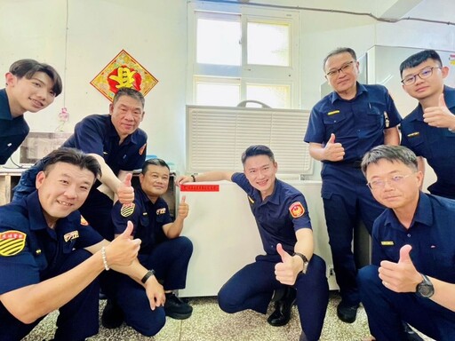企業捐贈冷凍櫃 澎湖望安離島員警揪甘心