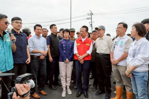 卓榮泰院長來嘉義縣勘災 中央地方協力推動系統化治水