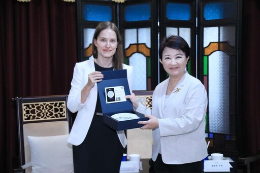德國經濟辦事處蘭依樺首席代表拜會 盧秀燕盼深化台德經貿合作