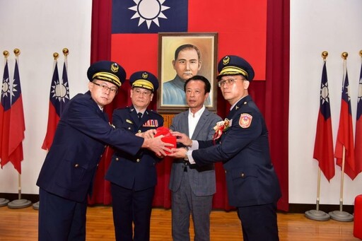 嘉義縣警察局卸、新任分局長交接典禮